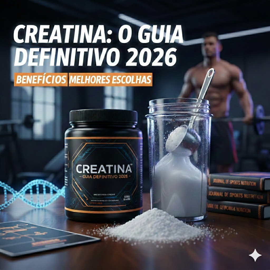As 4 Melhores Creatinas de 2026: Pare de Jogar Dinheiro Fora com Suplementos Ruins